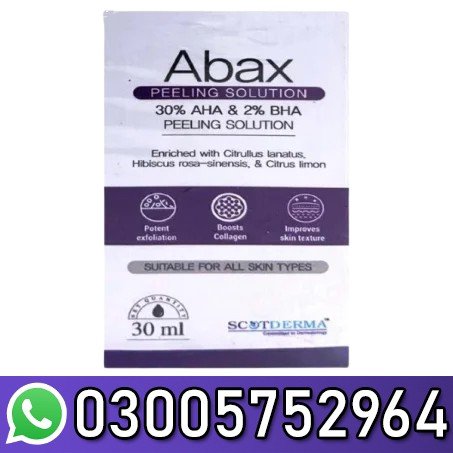 Abax 30% AHA & 2% BHA Peeling Solution In Pakistan