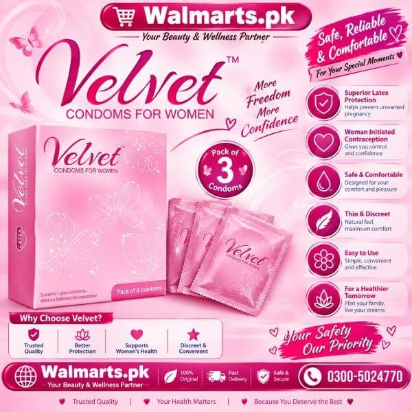 Velvet Female Condom In Pakistan