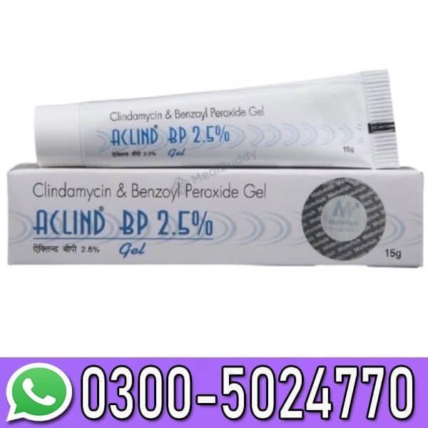 Aclind BP 2.5% Gel In Pakistan