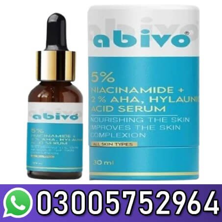 Abivo 5% Niacinamide 2% Alpha Arbutin 1% Hyaluronic Acid Face Serum In Pakistan