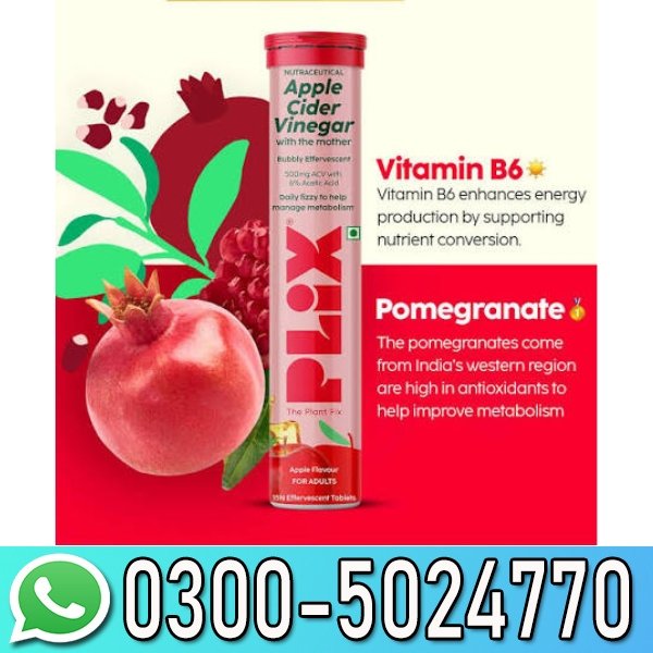 Plix Apple Cider Vinegar Tablets In Pakistan