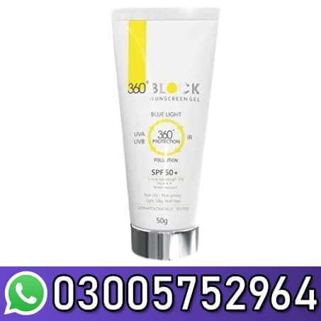 360 Block Sunscreen Gel SPF 50+ In Pakistan