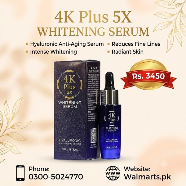4K Plus 5X Whitening Serum In Pakistan