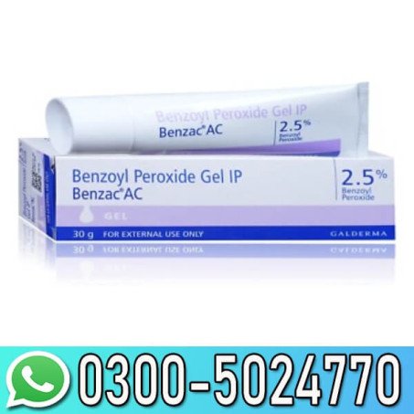 Benzac AC 2.5% Gel (Benzoyl Peroxide 2.5%) 60g