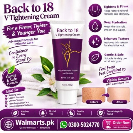 Back To 18 V Tightening Cream Price In Pakistan