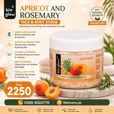 Bio Glow Face & Body Scrub In Pakistan