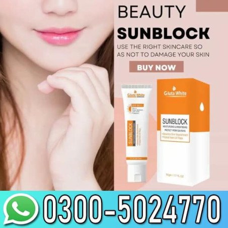 Gluta White Sunblock In Pakistan