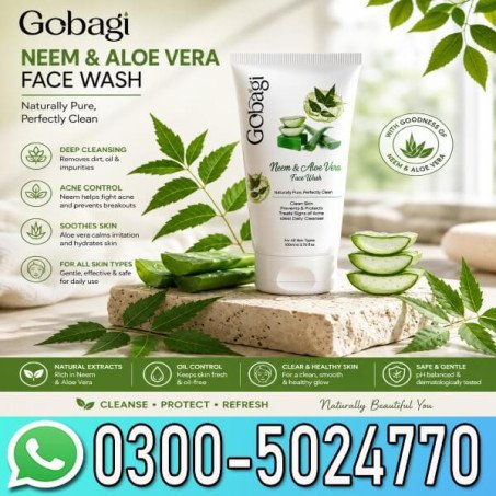 Gobagi Neem And Aloe Vera Face Wash In Pakistan