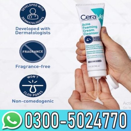 Acne Foaming Cream Wash In Pakistan
