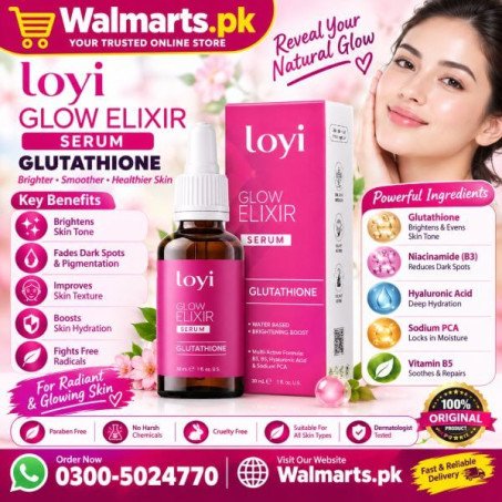 Loyi Glow Elixir Glutathione Serum 30ml In Pakistan