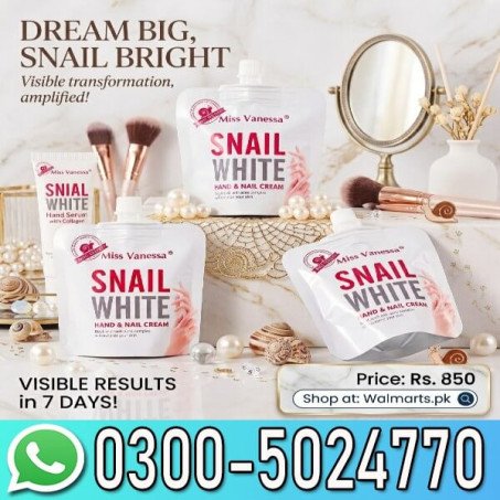 Miss Vanessa Snail White Hand & Nail Cream In Pakistan