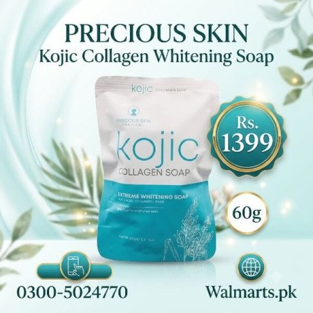 Precious Skin Kojic Collagen Whitening Soap (60g) In Pakistan