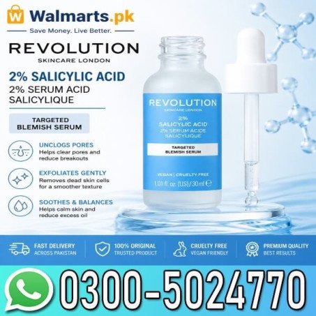 Revolution 2% Salicylic Acid BHA Anti Blemish Serum 30ml In Pakistan