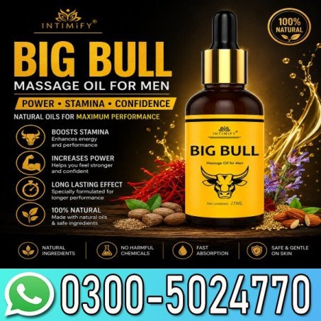 Intimify Big Bull Massage Oil In Pakistan