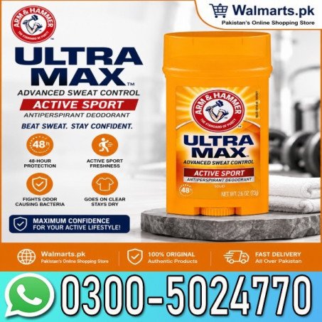 Arm & Hammer Ultra Max Solid Deodorant Active Sport In Pakistan