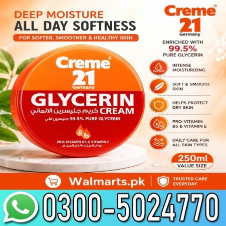 Creme 21 Germany Glycerin Cream 250ml In Pakistan