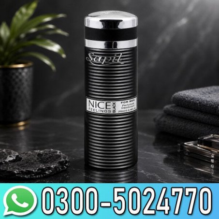 Sapil Nice Feelings Black Body Spray Price In Pakistan