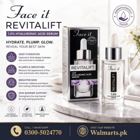 Face It Revitalift Hyaluronic Acid Serum Price In Pakistan