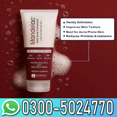 Jenpharm MandelAC Acid Facewash In Pakistan