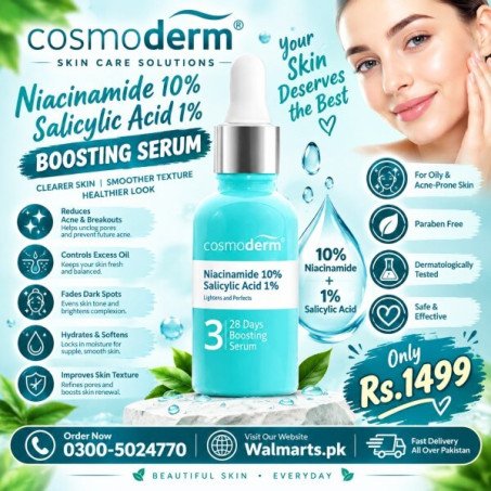 Cosmoderm Niacinamide 10% Salicylic Acid Serum In Pakistan