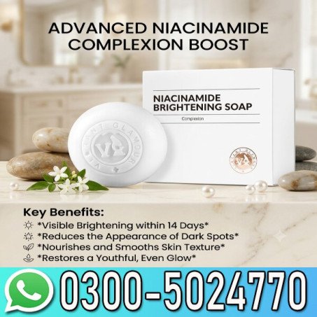 Vibrant Glamour Niacinamide Brightening Soap In Pakistan