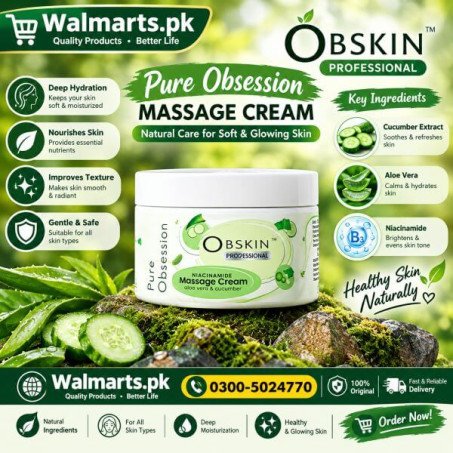 Obskin Niacinamide Massage Cream In Pakistan