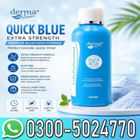 Derma Clean Quick Blue Bleaching Powder Price In Pakistan