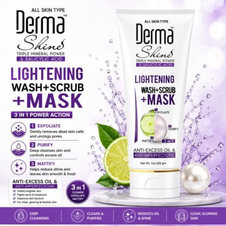 Derma Shine Wash Scrub Mask Price In Pakistan