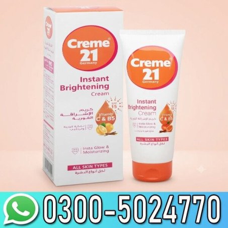 Creme 21 Instant Brightening Cream In Pakistan
