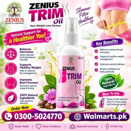 Zenius B Trim Oil In Pakistan