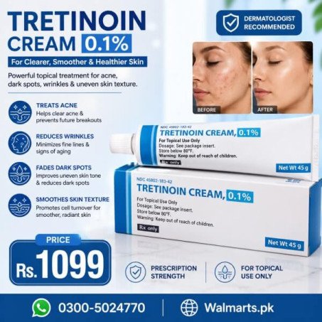 Tretinoin Cream 0.1 In Pakistan