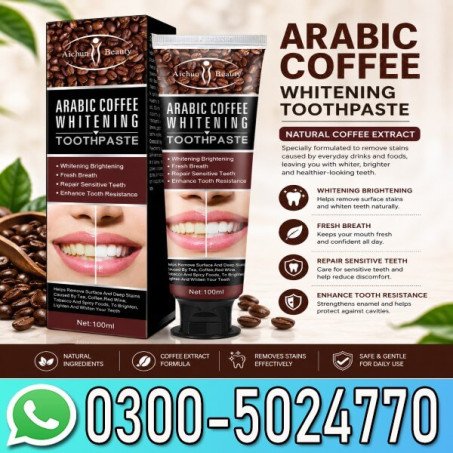 Arabic Coffee Whitening Toothpaste Price In Pakistan