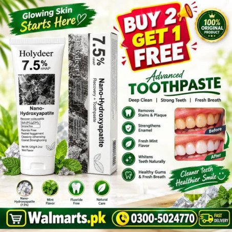 Holydeer 7.5% Nano Hydroxyapatite Toothpaste In Pakistan