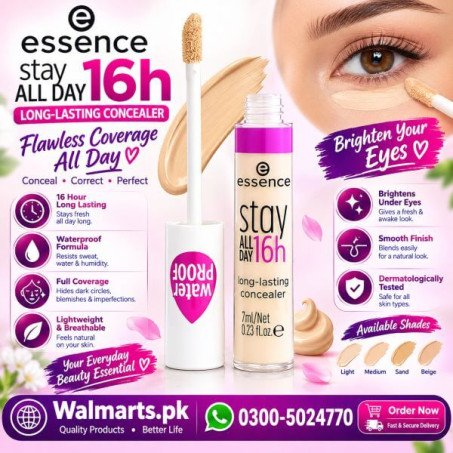 Essence Stay All Day 16H Long lasting Concealer 10 Natural Beige In Pakistan